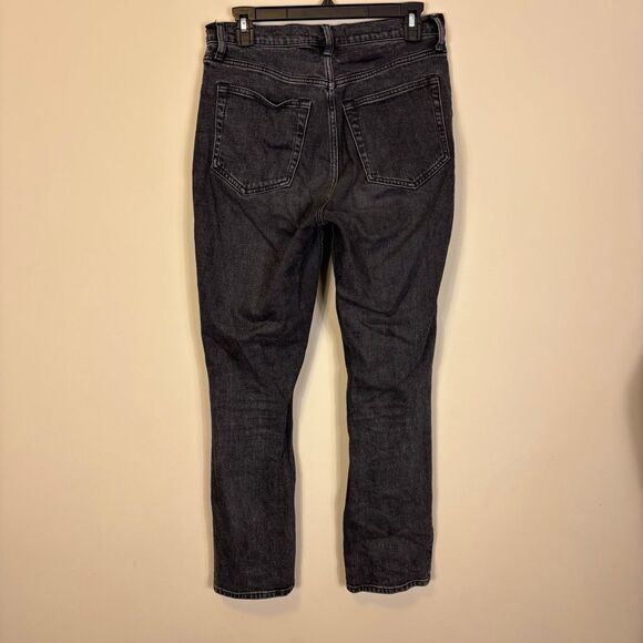 Abercrombie & Fitch The 90's Slim Straight Ultra High Rise Black Jeans 28 Short - Picture 2 of 6